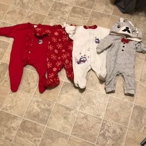 Baby Christmas onesies